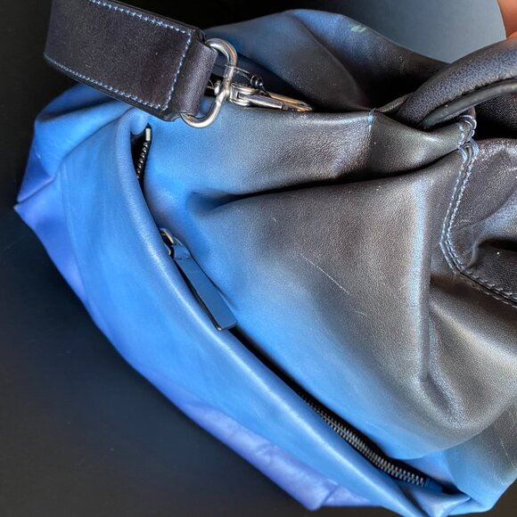 Marc By Marc Jacobs Blue Leather Ombre 2 Way Shoulder Bag - Picture 12 of 12